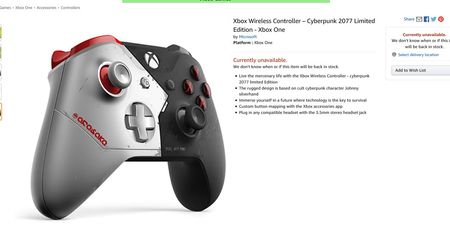 Xbox One: pad z motywem Cyberpunk 2077 chce być aż za bardzo punkowy