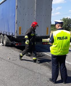 Tragedia na DK7 pod Elblągiem. Wyjechał wprost na tira