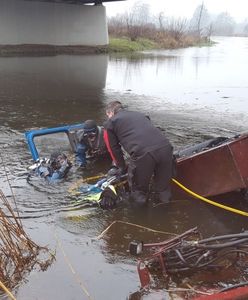Znane są przyczyny tragedii w Pile. Ciężarówka spadła z mostu, kierowca się utopił