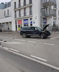 Wypadek trzech pijanych na Białołęce. Kierowca usłyszał zarzuty