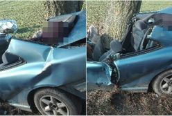 Śmiertelna tragedia na Lubelszczyźnie. Samochód uderzył w drzewo