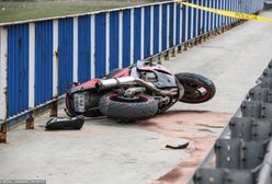 Śródmieście. Wypadek motocyklisty w Warszawie