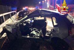 Dziki wbiegły na A1 we Włoszech. Nie żyje Polak, 10 osób jest rannych