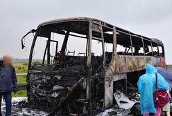 Wypadek na A4. Autobus spłonął w Łące k. Rzeszowa