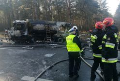 Tragedia na DK91. Zderzenie z cysterną i pożar
