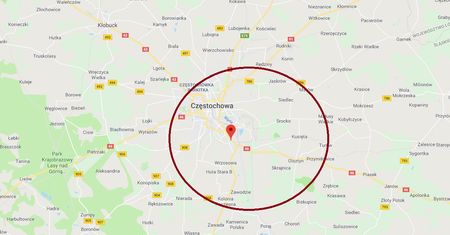 Częstochowa. Tir jechał pod prąd, karambol na A1