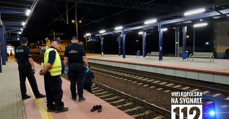 Wielkopolska: mężczyzna leżał na torach. Przejechał nad nim pociąg