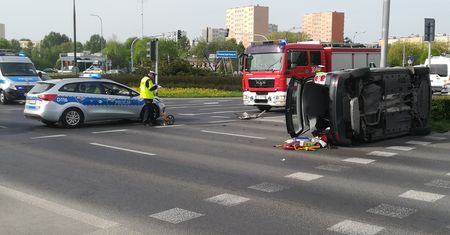Wypadek w Lublinie. Troje dzieci w szpitalu