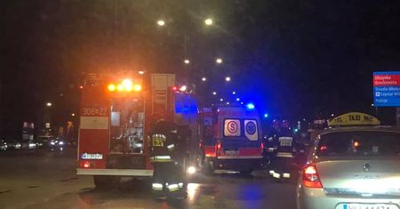 Wypadek na Grochowie. Zderzyły się cztery pojazdy