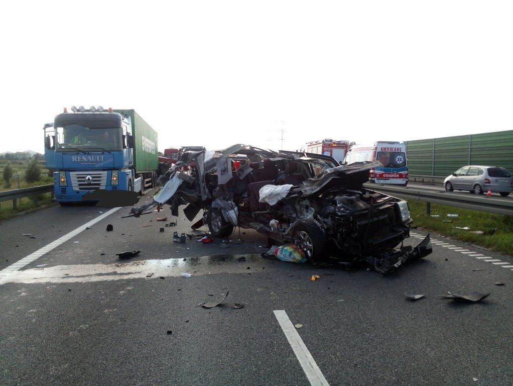 Gdańsk. Śmiertelny wypadek na obwodnicy. Nie żyje dwójka dzieci