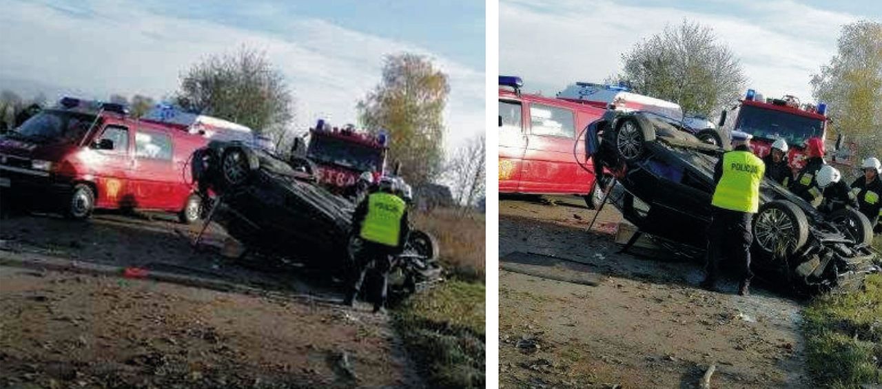 Stara Kiszewa. Nie żyje 17-latek. Wypadek auta z nastolatkami na Kaszubach