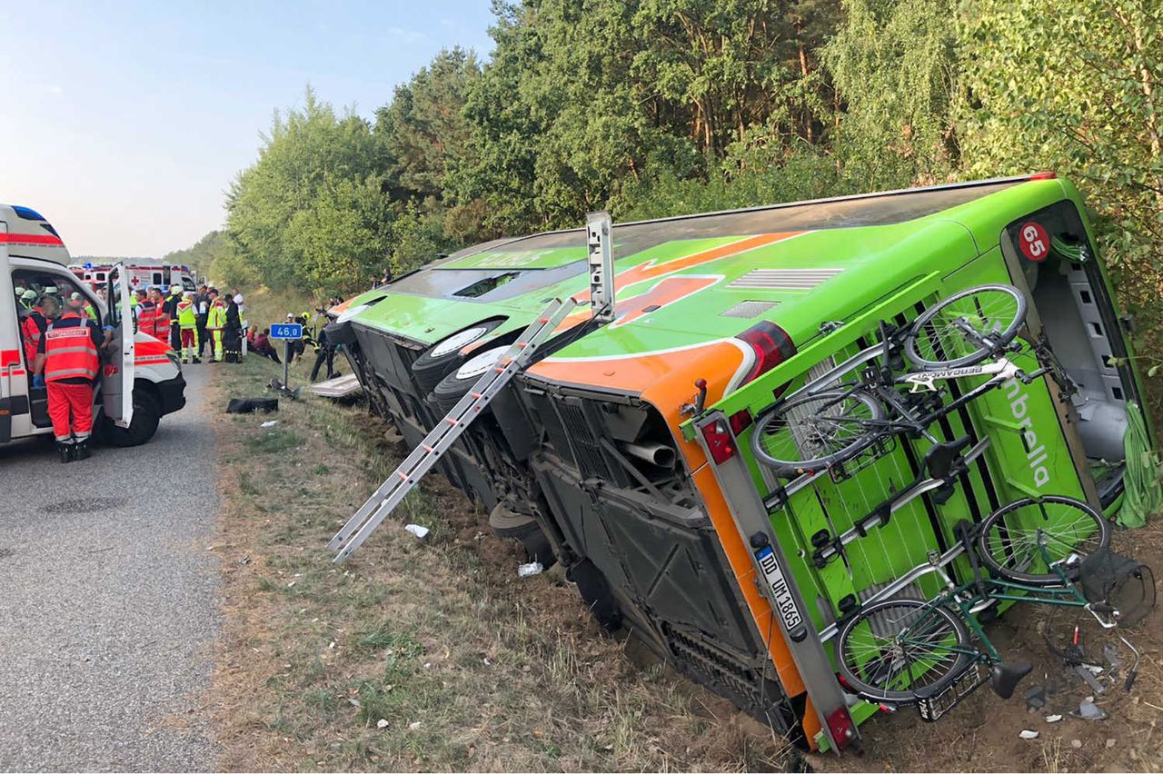 Niemcy: wypadek autokaru. Są ciężko ranni