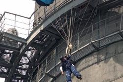 Wypadek austriackiej spadochroniarki w Moskwie