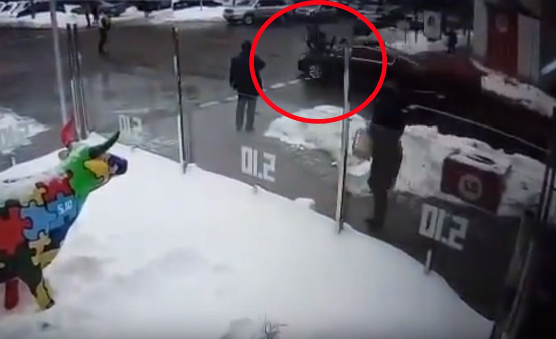 Limuzyna prezydenta Ukrainy uderzyła w pieszego na pasach