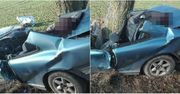 Śmiertelna tragedia na Lubelszczyźnie. Samochód uderzył w drzewo