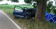 Tragiczny wypadek pod Olsztynem. Kierowca zginął, dwie 10-latki walczą o życie