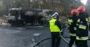 Tragedia na DK91. Zderzenie z cysterną i pożar