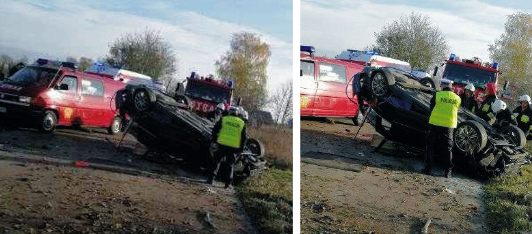 Stara Kiszewa. Nie żyje 17-latek. Wypadek auta z nastolatkami na Kaszubach