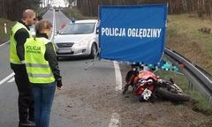 Apel ws. śmierci motocyklisty pod Kielcami. Szukają świadków