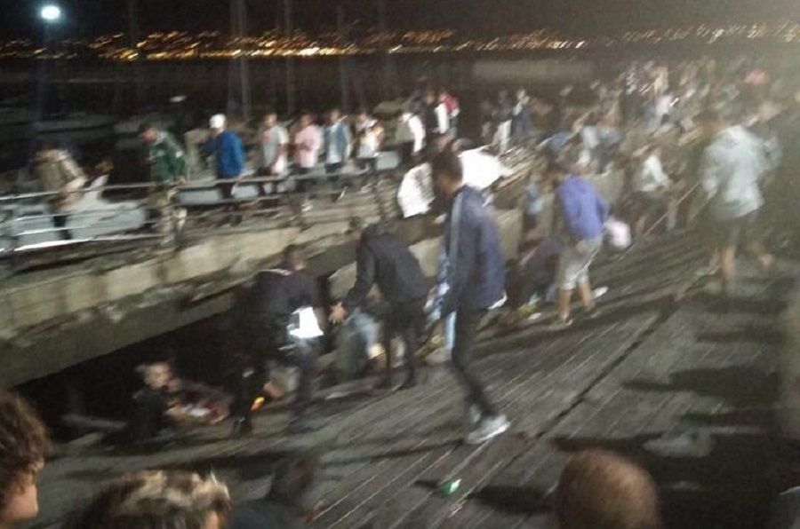 Ponad 300 osób rannych w Hiszpanii. W Vigo zawaliła się promenada