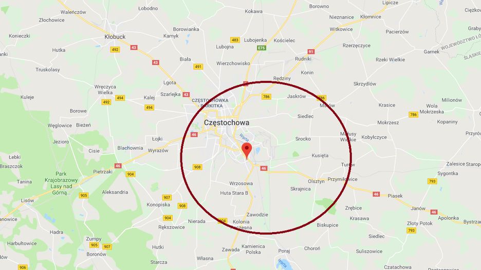 Częstochowa. Kierowca tira jechał pod prąd blisko 3 kilometry 