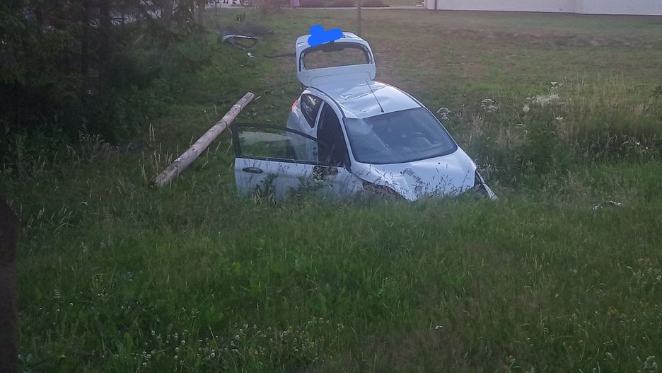 Groźny wypadek w Nowej Wsi Lęborskiej