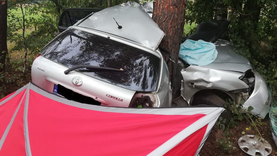 Do wypadku doszło w Krukowie, na trasie z Chorzele-Myszyniec