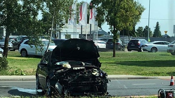 Wypadek na ulicy Drewny 