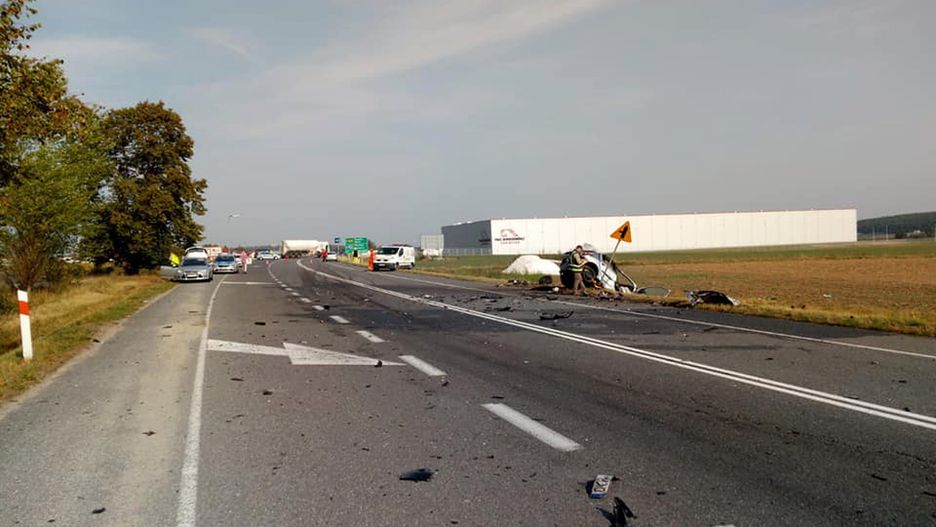 Śmiertelny wypadek na drodze wojewódzkiej