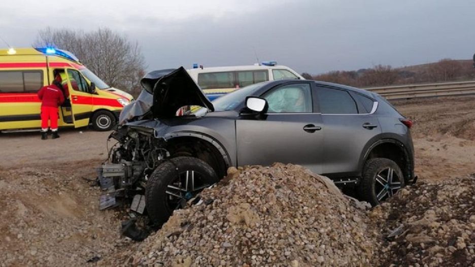 Po kilkunastu kilometrach pościgu auto Polaka wypadło do rowu