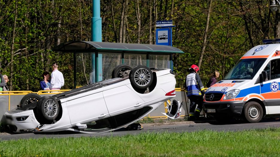 Wypadek w piątek wielkanocny w Katowicach