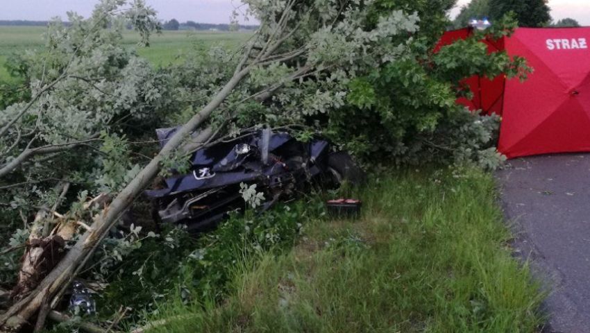 16-letni rowerzysta potrącony przez samochód. Zginął na miejscu