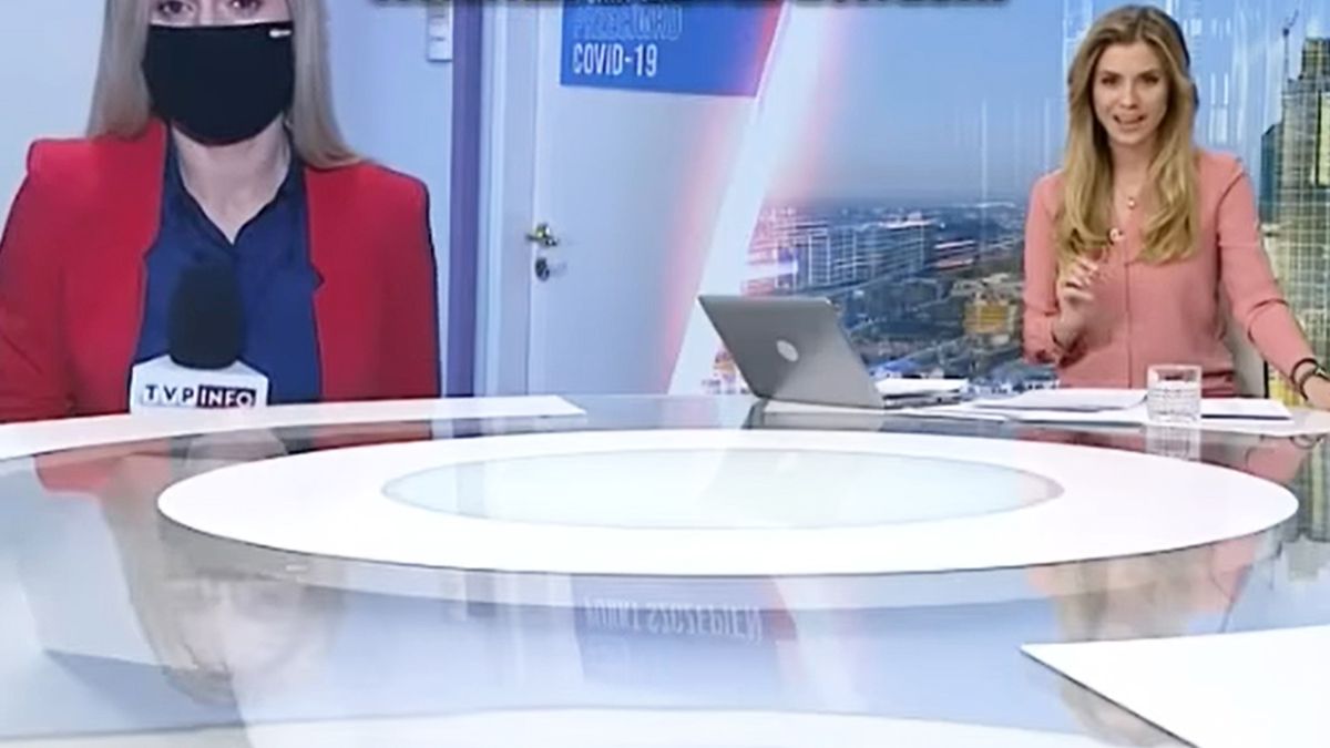 Wpadka w TVP Info. Prowadząca nie wyłączyła mikrofonu. Cała Polska usłyszała, jak skarży się na warunki pracy [WIDEO]