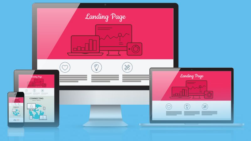 Przykład landing page