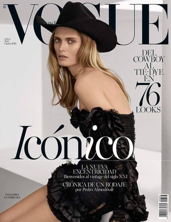 Małgosia Bela na okładce "Vogue Spain"