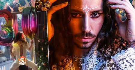 Michał Szpak wyprawił 30. urodziny. Stylizacja odjechana. Tylko co on ma na stopach? To chyba nie są buty