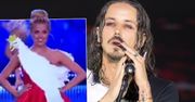 Michał Szpak parodiuje sukienkę Miss Supranational i uderza w PiS. Zamiast orła... kaczka. Niewiarygodne, jak się ubrał do TVN