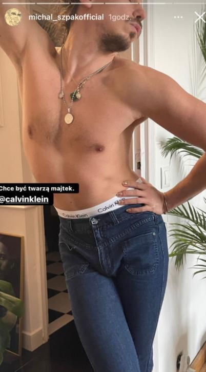 Michał Szpak chce reklamować majtki