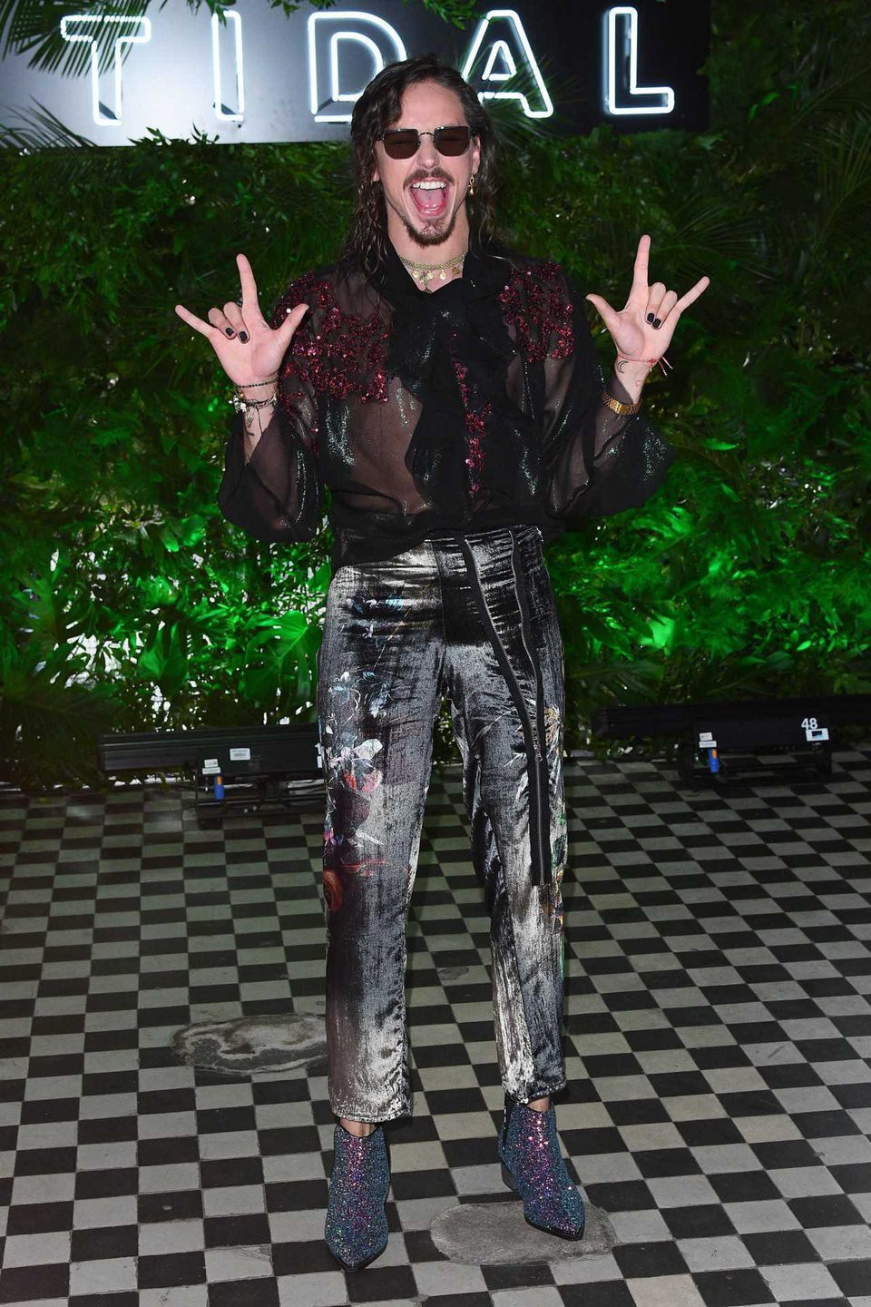 Michał Szpak na odsłuchu nowej płyty Prince'a