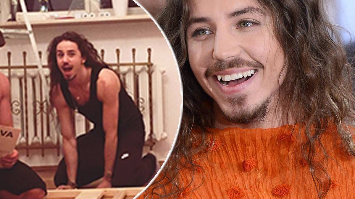 Michał Szpak z przyjacielem