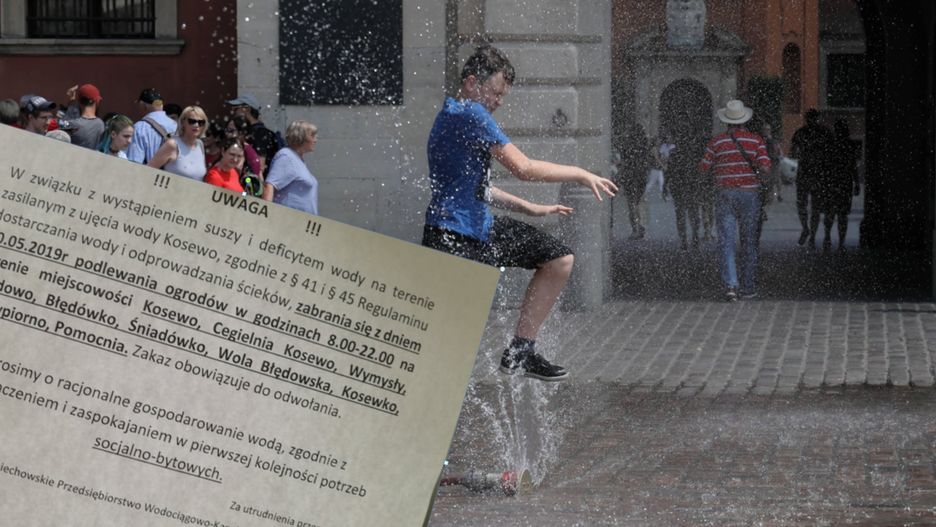 Upały nad Polską dają się we znaki nie tylko w miastach