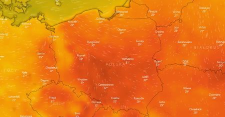 Burze nad Polską i ostrzeżenie przed upałami. Mapy burz na weekend