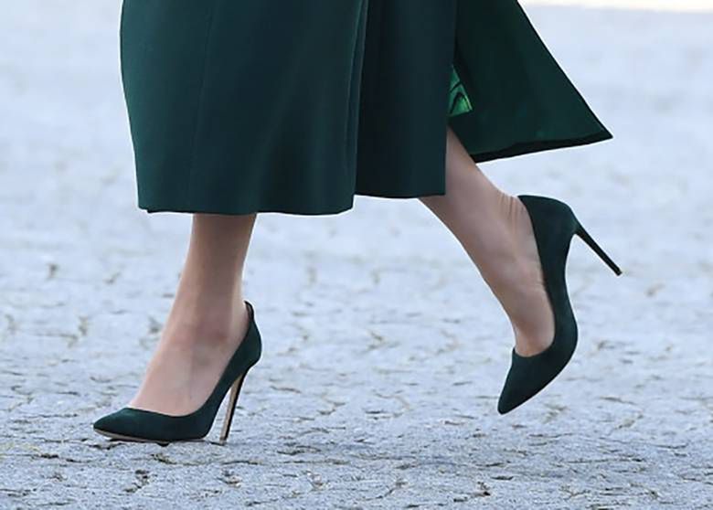 Księżna Kate z wizytą w Irlandii - buty