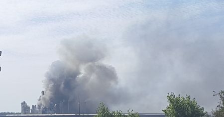 Mielec. Pożar i wybuch w fabryce Kronospanu