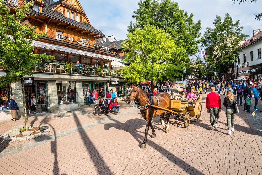 Zakopane oblegają tłumy turystów. I kwitnie szara strefa