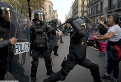 Barcelona. Brutalne starcia. Rannych prawie 600 osób