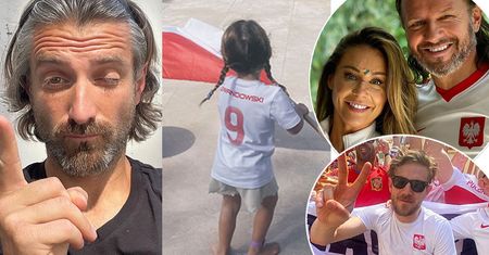 Euro 2020: Polska - Hiszpania. Tak gwiazdy wspierają biało-czerwonych: Anna Lewandowska, Maciej Dowbor, Antek Królikowski, Małgorzata Rozenek