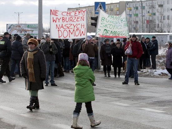 Krajowa "siódemka" zablokowana w związku z protestem mieszkańców