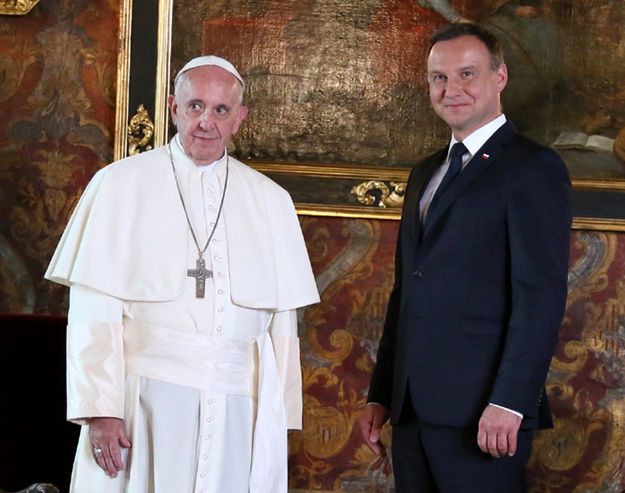 Prezydent Andrzej Duda ujawnił o czym rozmawiał z papieżem Franciszkiem