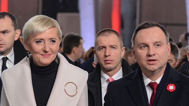 Prezydent Andrzej Duda z małżonką